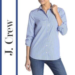 J. Crew |  Classic Pinstripe 'Stretch Perfect Shirt'